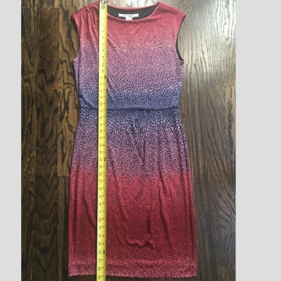 DVF Silk Ombre Printed Dress - Picture 10 of 12